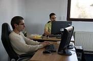 Engineers at work in Brasov, Romania